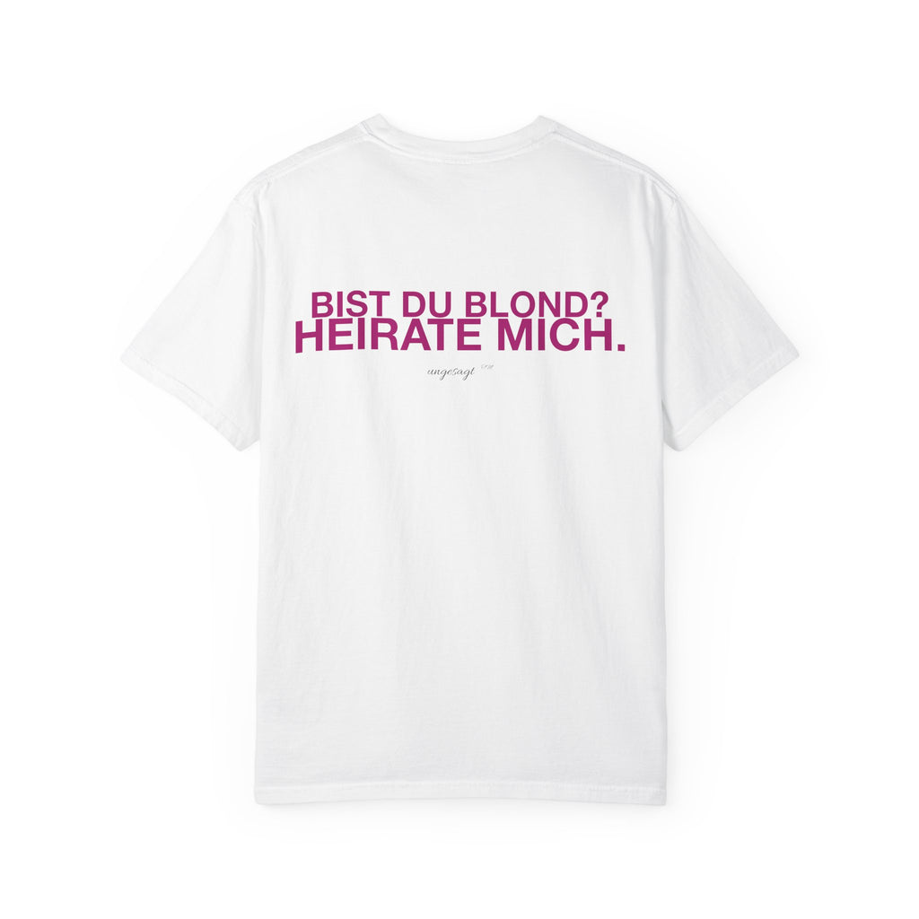 HEIRATE MICH. — T-Shirt