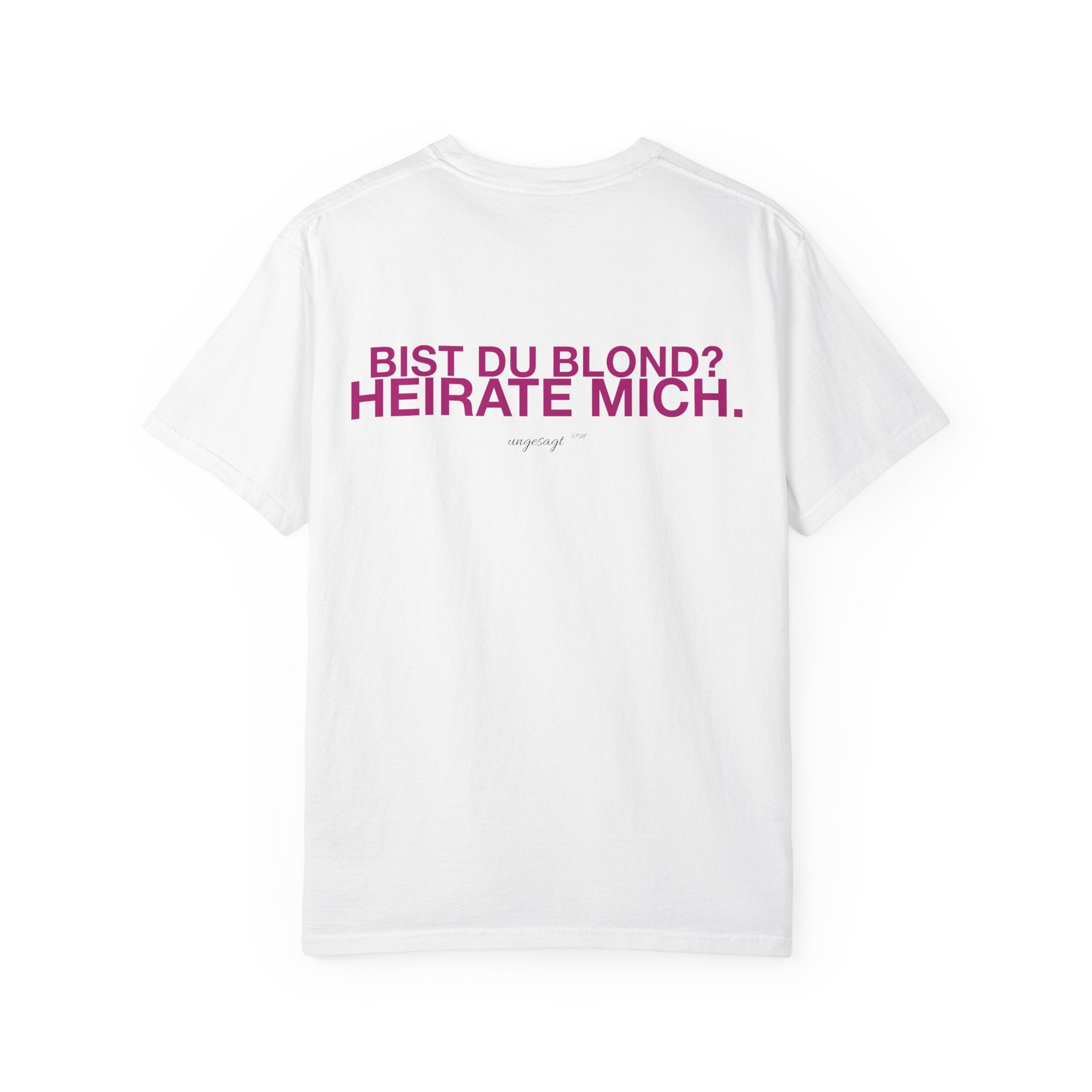 HEIRATE MICH. — T-Shirt